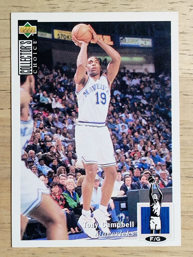1994-95 Collector's Choice #19 Tony Campbell