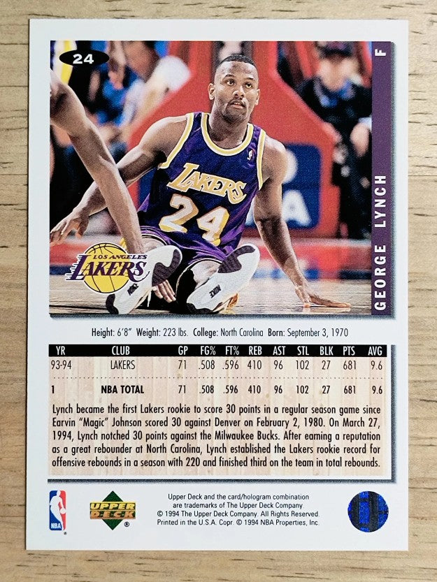 1994-95 Collector's Choice #24 George Lynch