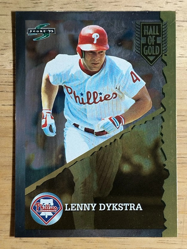 1995 Score Hall of Gold #HG21 Lenny Dykstra