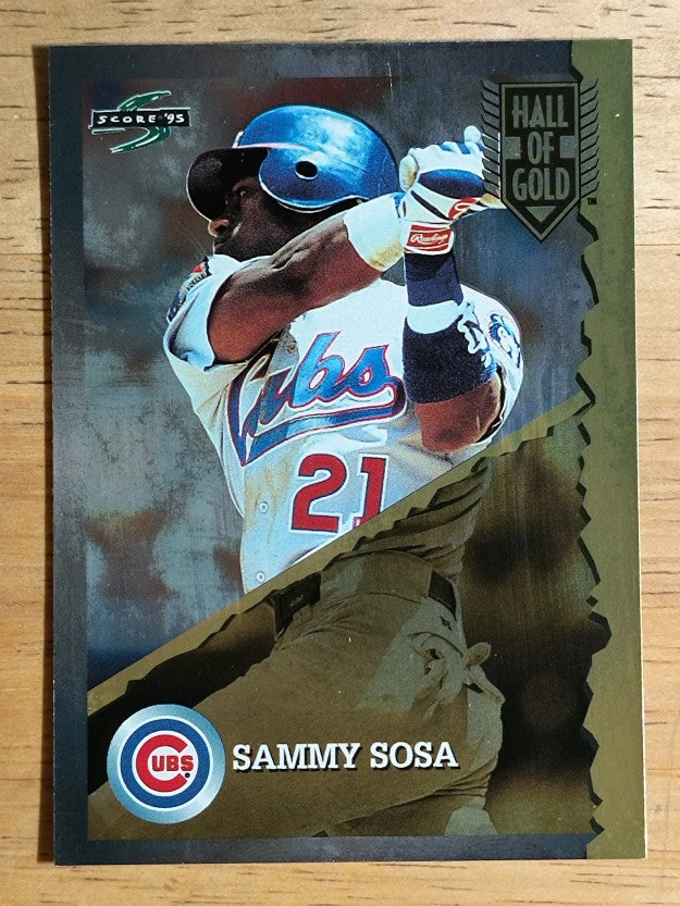 1995 Score Hall of Gold #HG31 Sammy Sosa