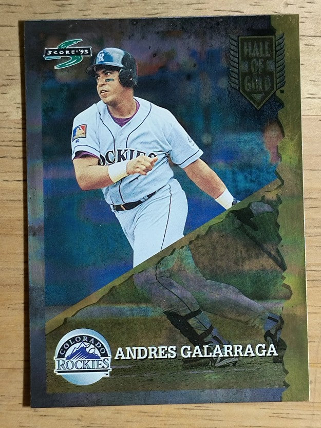 1995 Score Hall of Gold #HG62 Andres Galarraga