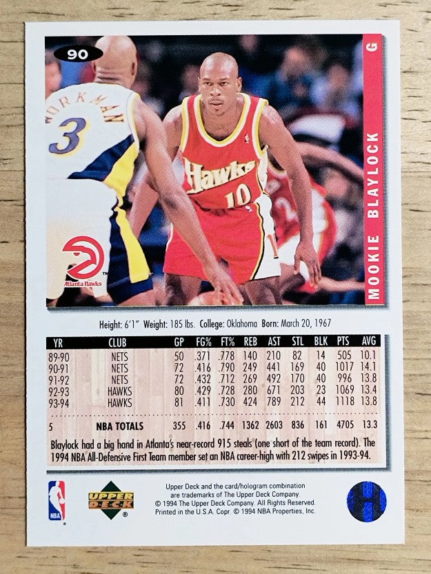 1994-95 Collector's Choice #90 Mookie Blaylock