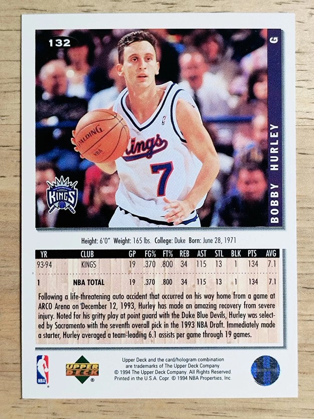 1994-95 Collector's Choice #132 Bobby Hurley