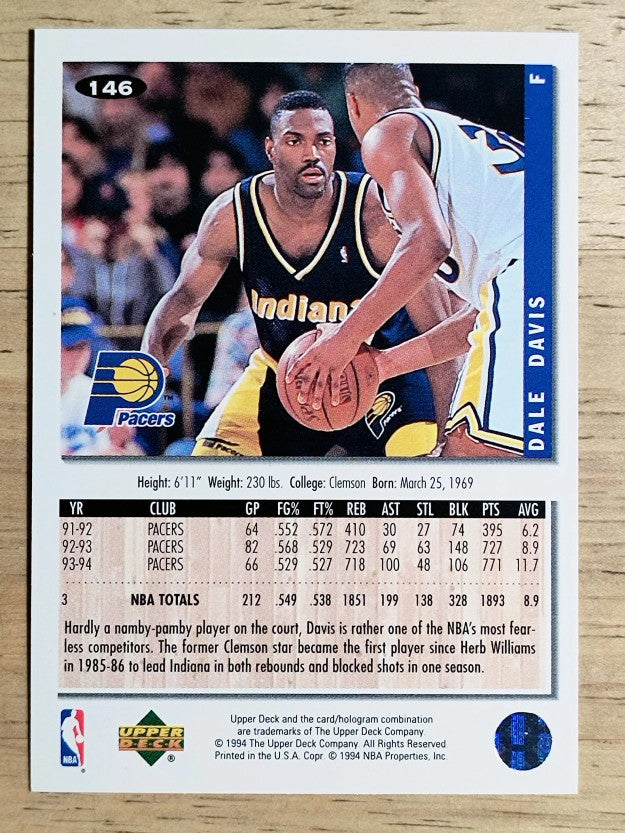 1994-95 Collector's Choice #146 Dale Davis