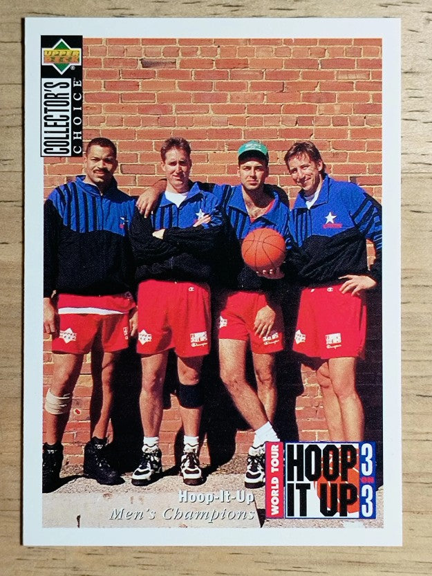 1994-95 Collector's Choice #163 Hoop-it up/Men's Champions