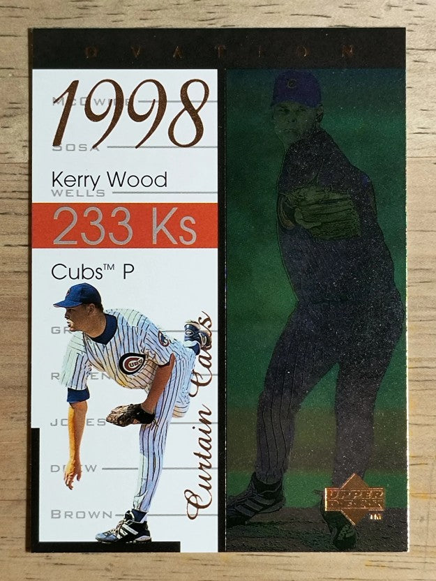 1999 Upper Deck Ovation Curtain Calls #R8 Kerry Wood