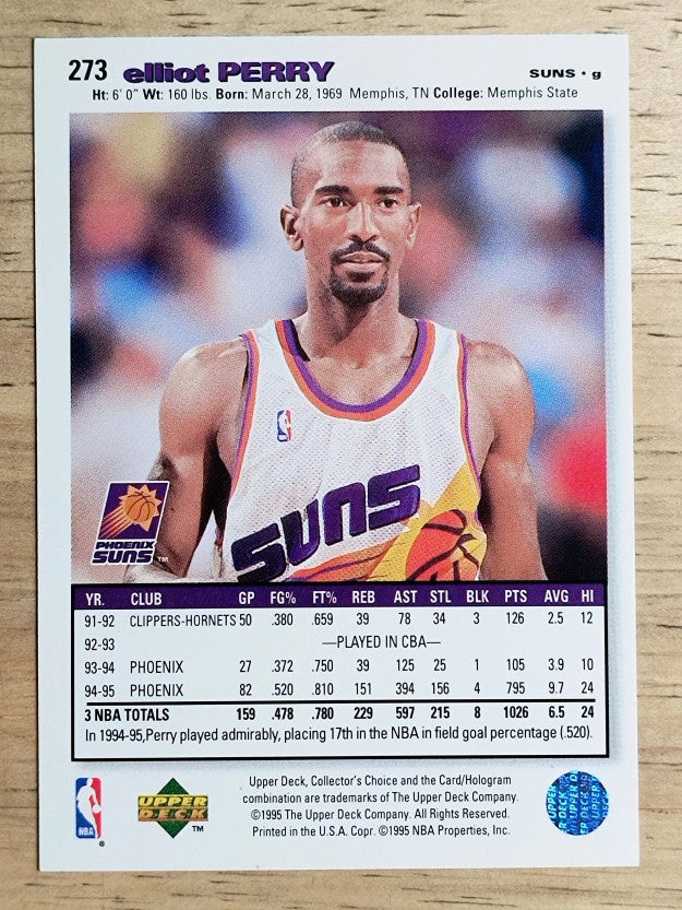 1995-96 Collector's Choice #273 Elliot Perry