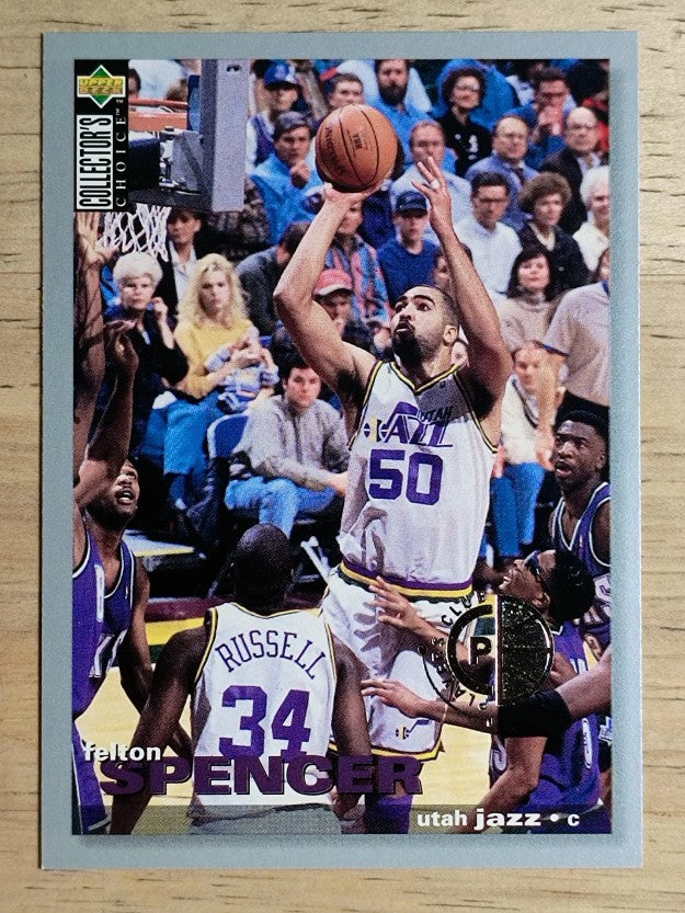 1995-96 Collector's Choice Player's Club #227 Felton Spencer