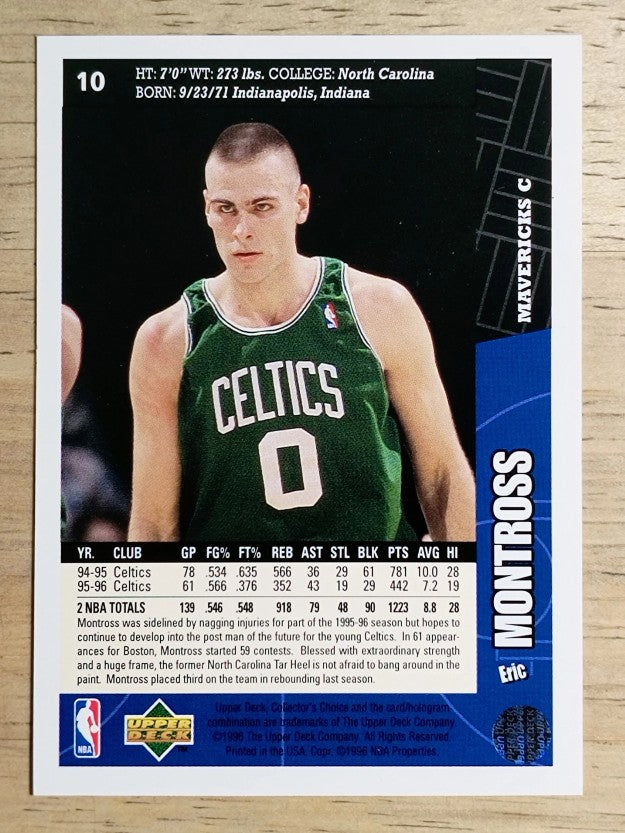 1996-97 Collector's Choice #10 Eric Montross