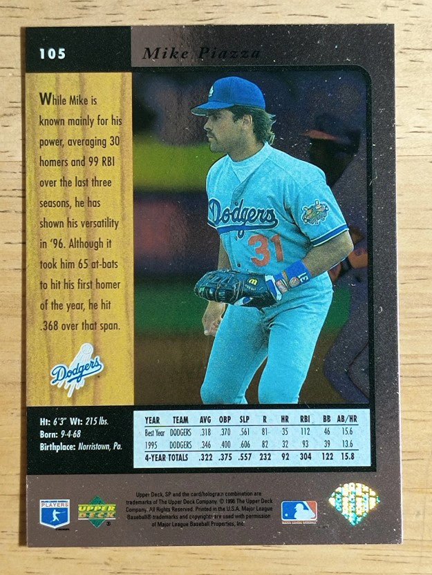 1996 SP #105 Mike Piazza