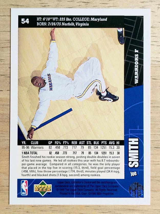 1996-97 Collector's Choice #54 Joe Smith