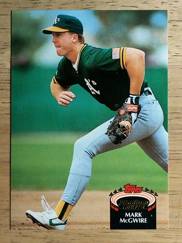 1992 Stadium Club #475 Mark McGwire