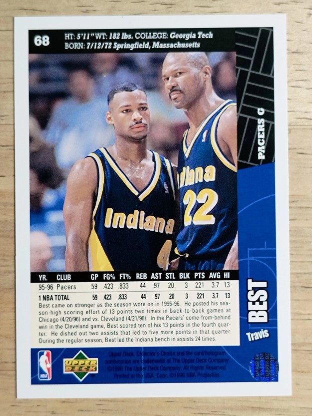 1996-97 Collector's Choice #68 Travis Best