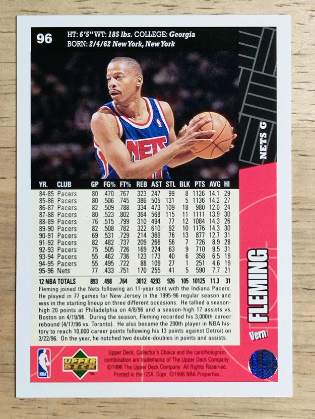 1996-97 Collector's Choice #96 Vern Fleming