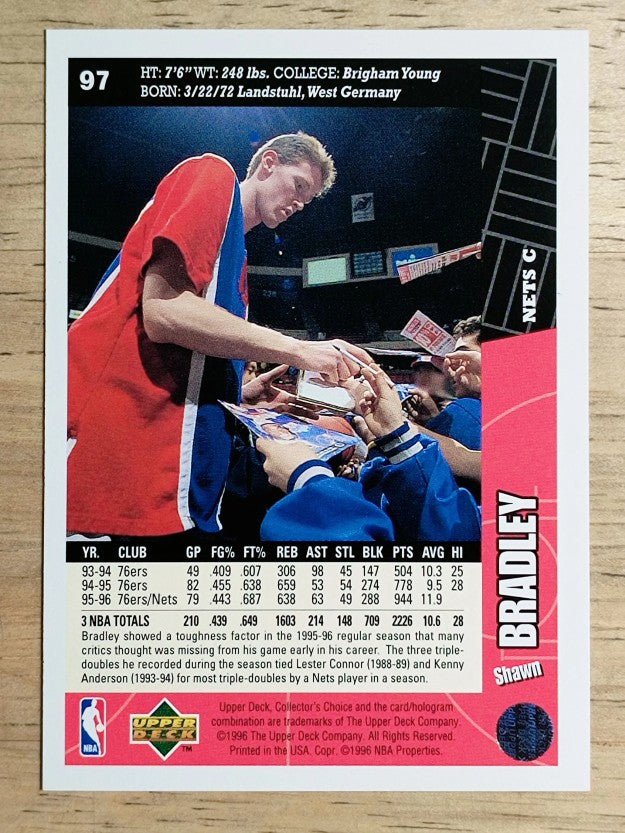 1996-97 Collector's Choice #97 Shawn Bradley