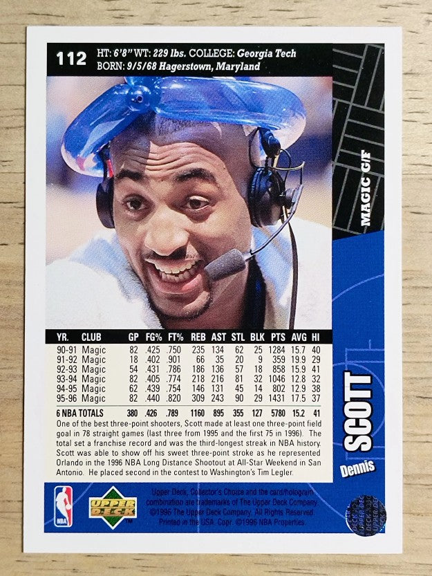 1996-97 Collector's Choice #112 Dennis Scott