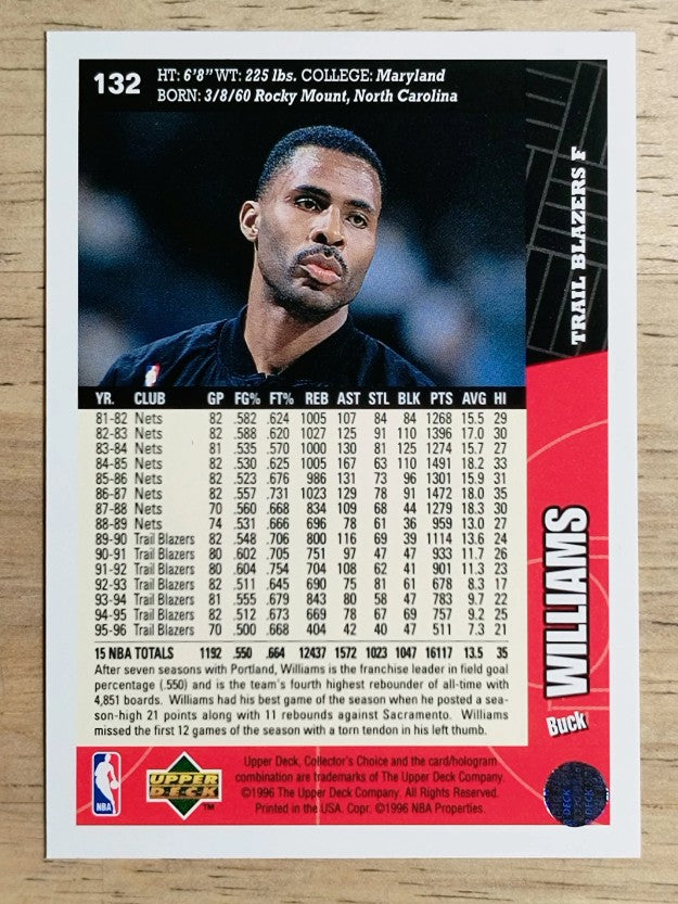 1996-97 Collector's Choice #132 Buck Williams