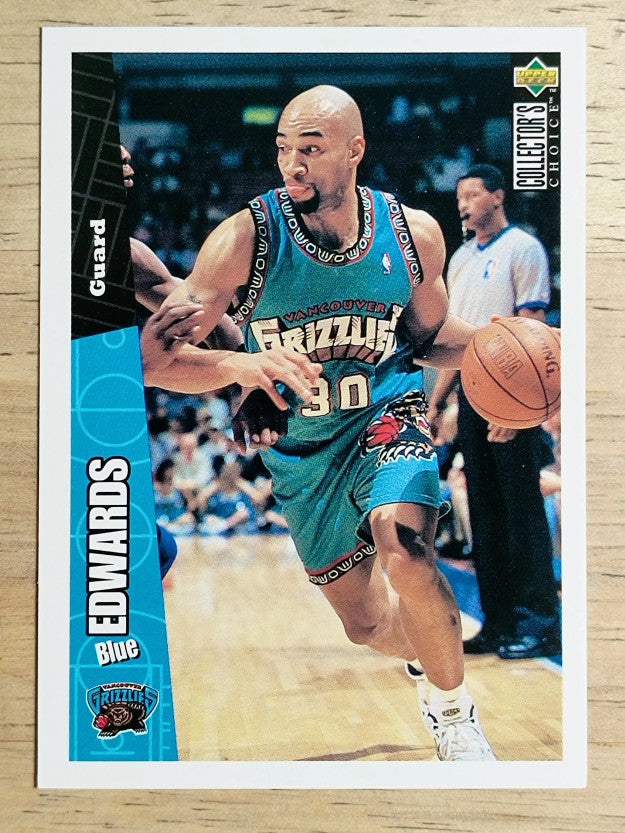 1996-97 Collector's Choice #158 Blue Edwards