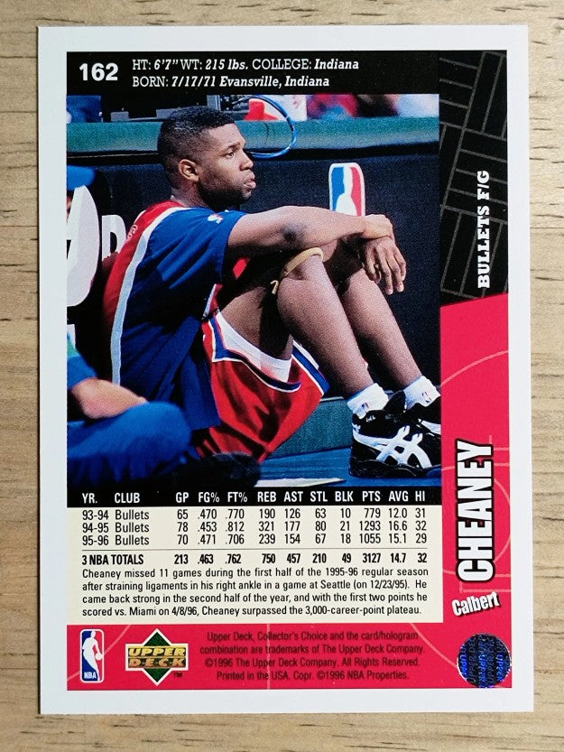 1996-97 Collector's Choice #162 Calbert Cheaney