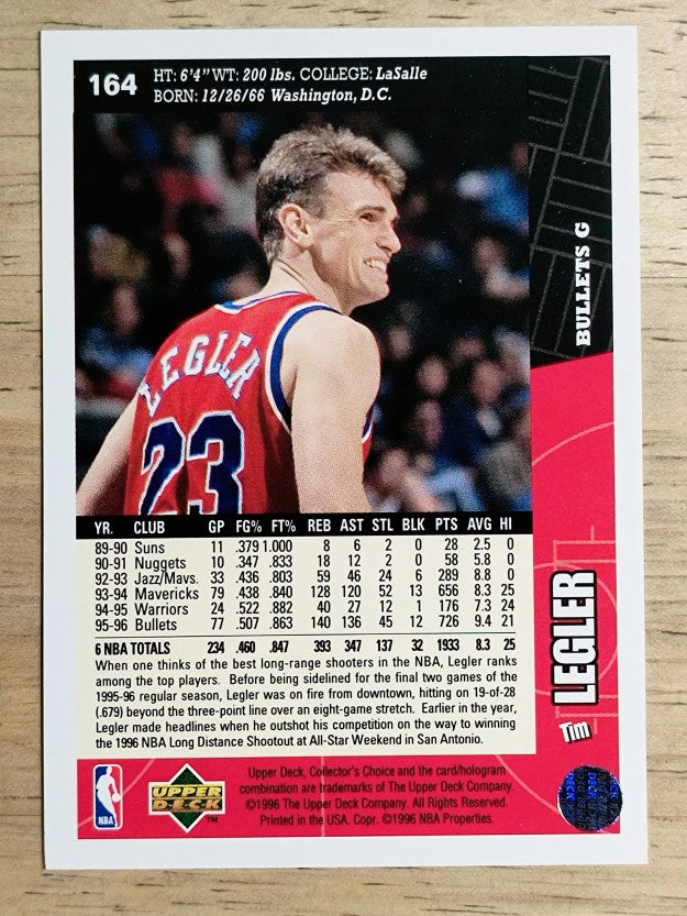 1996-97 Collector's Choice #164 Tim Legler