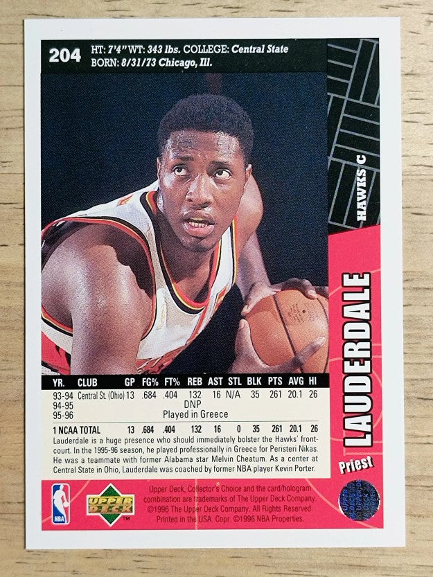1996-97 Collector's Choice #204 Priest Lauderdale RC