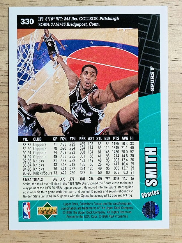 1996-97 Collector's Choice #330 Charles Smith