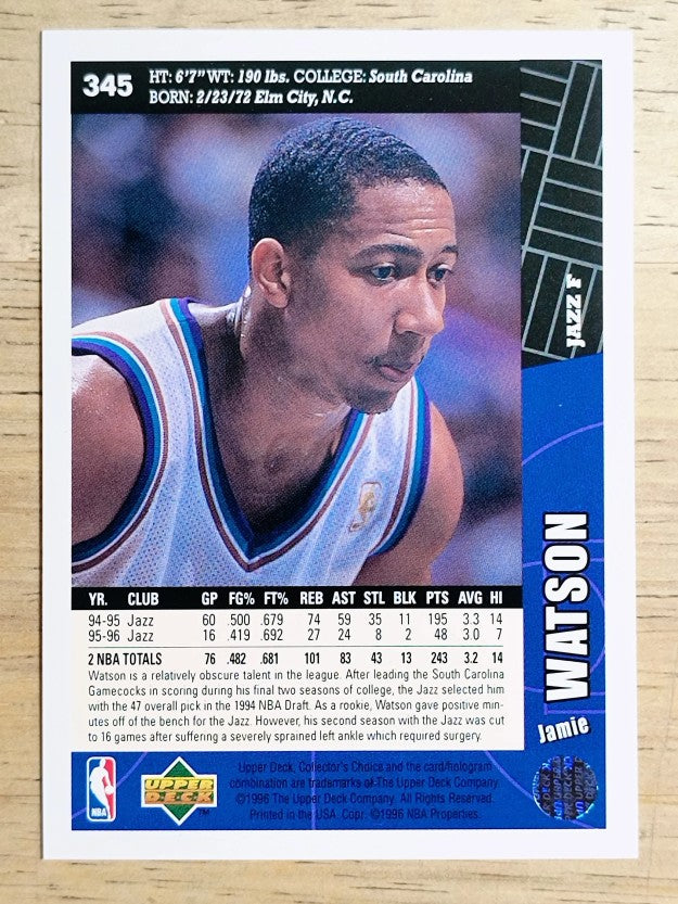 1996-97 Collector's Choice #345 Jamie Watson