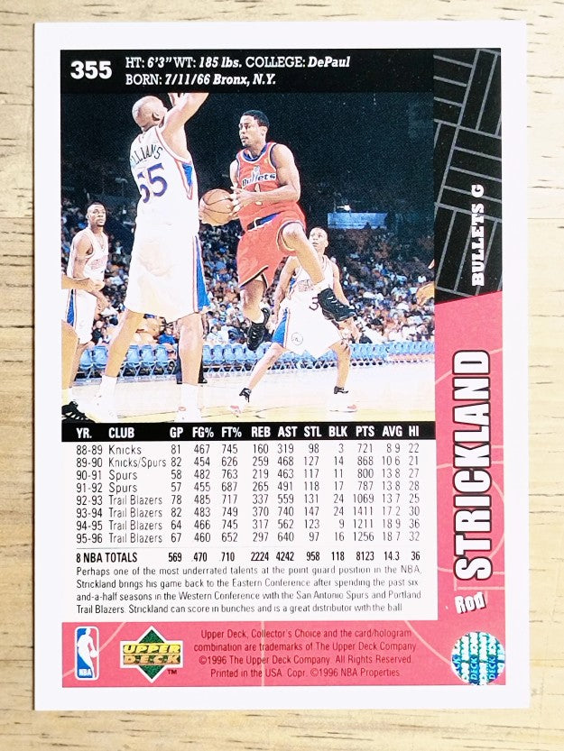 1996-97 Collector's Choice #355 Rod Strickland