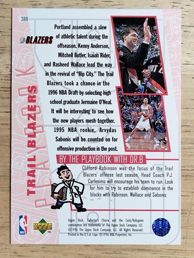 1996-97 Collector's Choice #388 Clifford Robinson PLAY