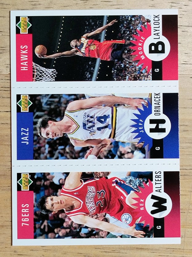 1996-97 Collector's Choice Mini-Cards #M2 Walters/Jeff Hornacek/Mookie Blaylock
