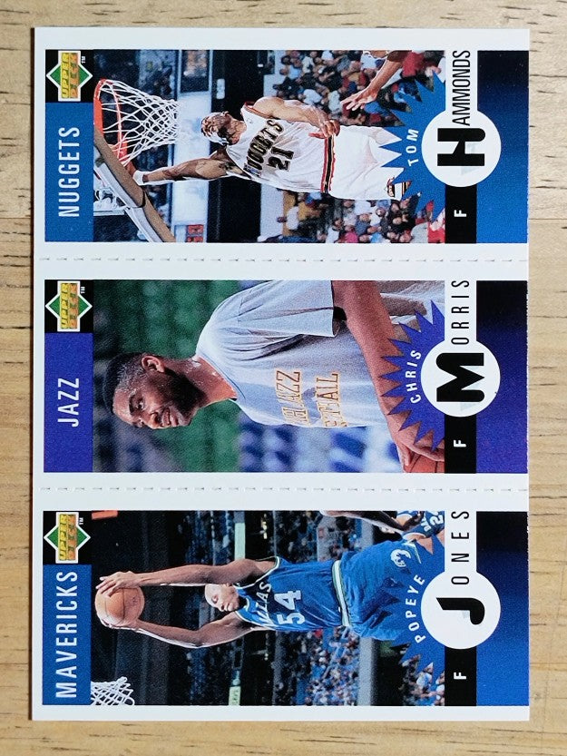 1996-97 Collector's Choice Mini-Cards #M23 Popeye Jones/Chris Morris/Hammonds