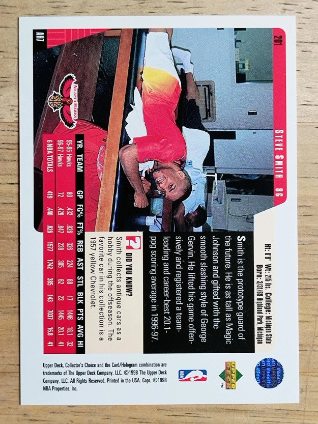 1997-98 Collector's Choice #201 Steve Smith