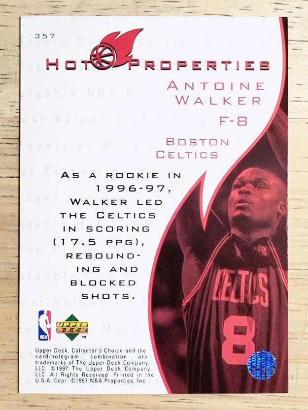 1997-98 Collector's Choice #357 Antoine Walker HP