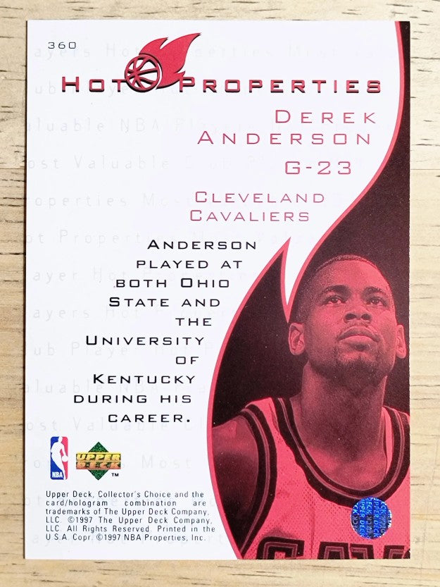 1997-98 Collector's Choice #360 Derek Anderson HP