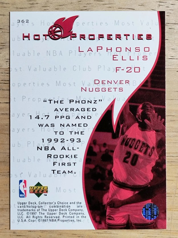 1997-98 Collector's Choice #362 LaPhonso Ellis HP