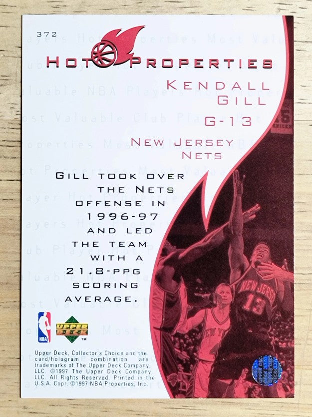 1997-98 Collector's Choice #372 Kendall Gill HP
