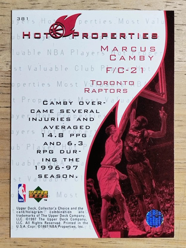 1997-98 Collector's Choice #381 Marcus Camby HP