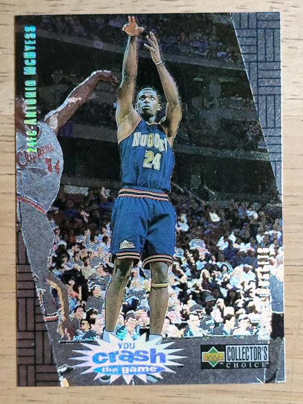 1997-98 Collector's Choice Crash the Game Scoring Redemption #R7 Antonio McDyess