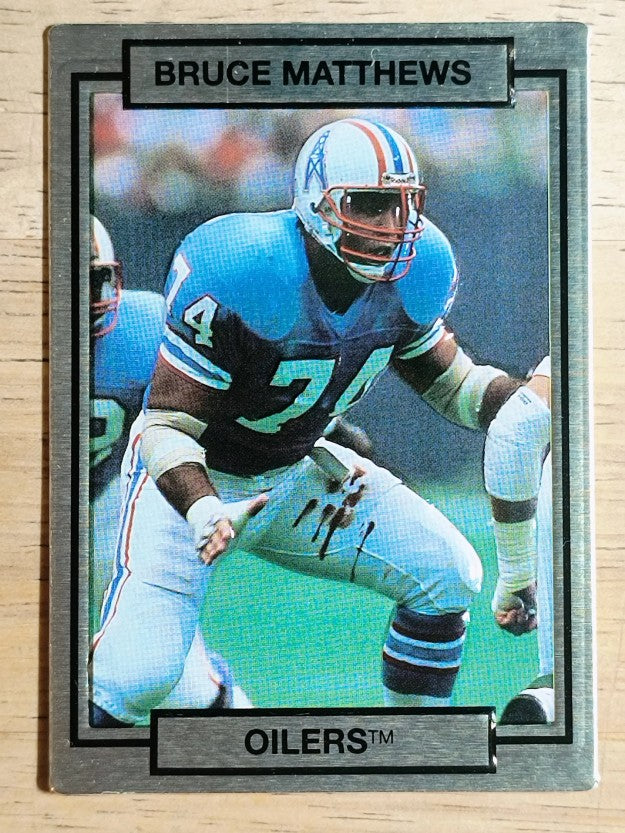 1990 Action Packed #95 Bruce Matthews