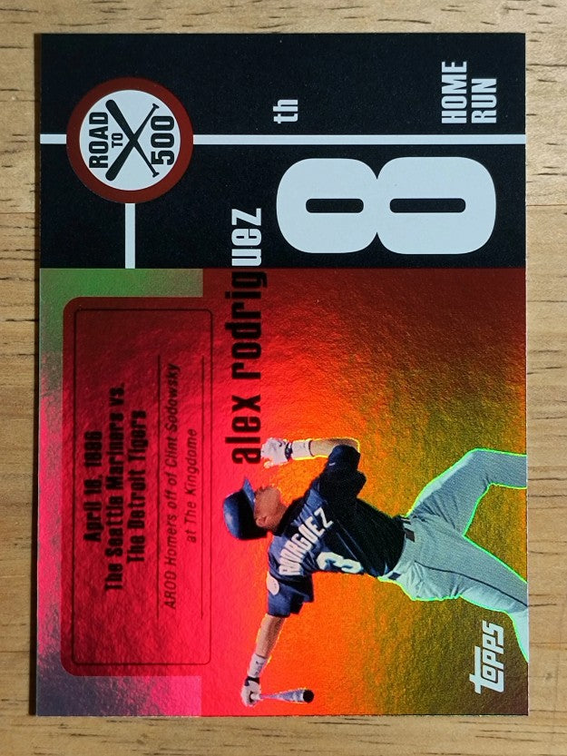 2007 Topps Alex Rodriguez Road to 500 #ARHR8 Alex Rodriguez