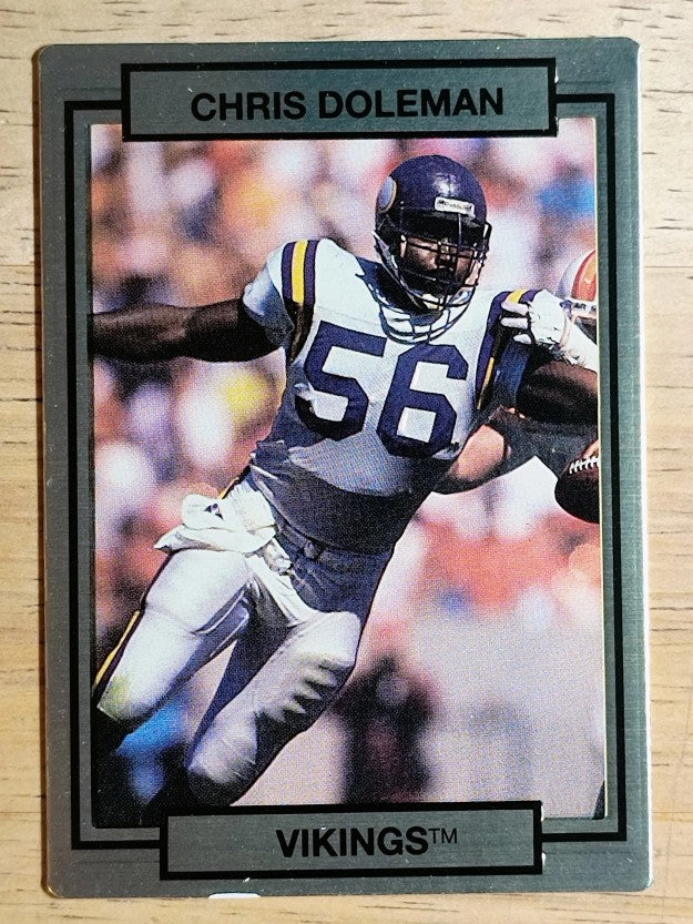 1990 Action Packed #153 Chris Doleman