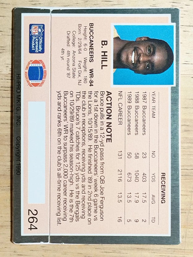 1990 Action Packed #264 Bruce Hill