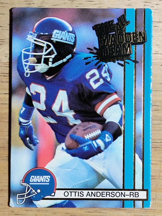 1990 Action Packed All-Madden #6 Ottis Anderson