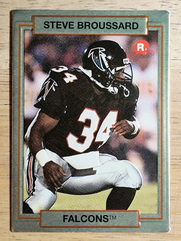 1990 Action Packed Rookie Update #6 Steve Broussard RC