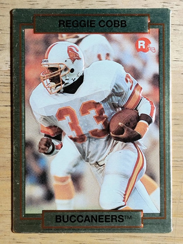 1990 Action Packed Rookie Update #43 Reggie Cobb RC