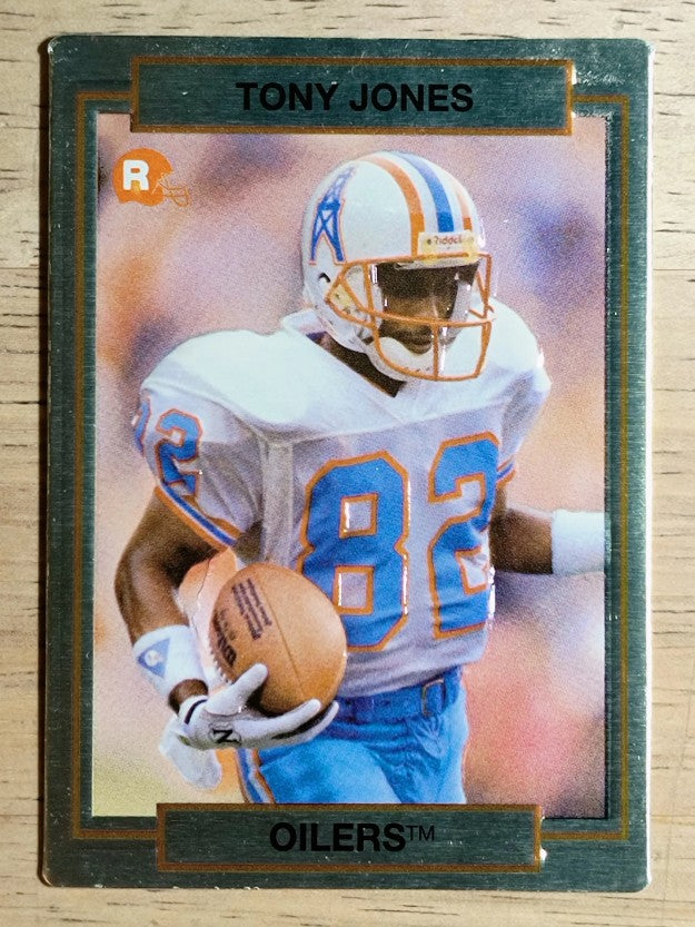 1990 Action Packed Rookie Update #53 Tony Jones WR RC