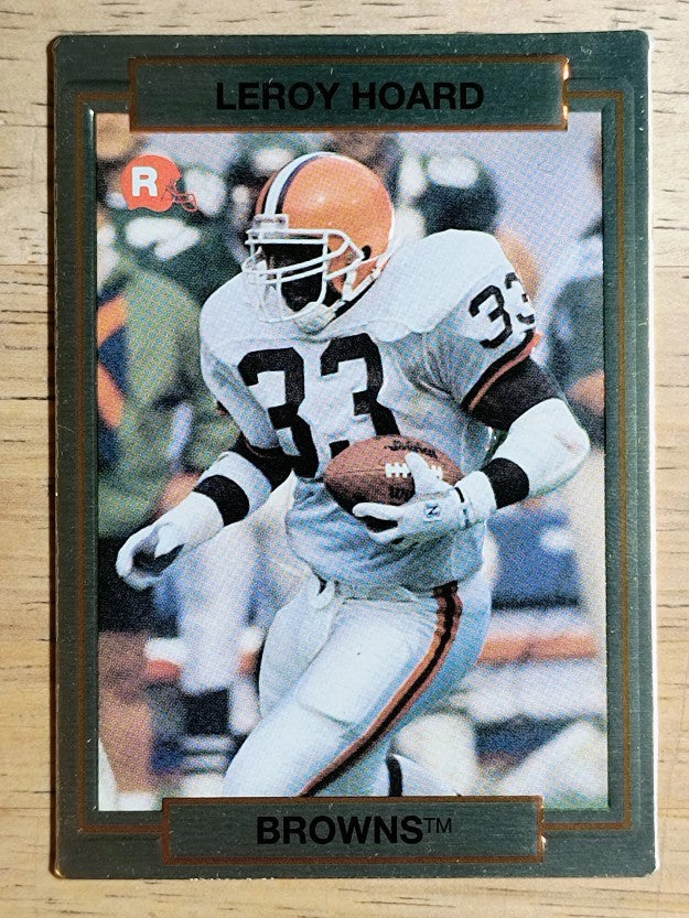 1990 Action Packed Rookie Update #57 Leroy Hoard RC