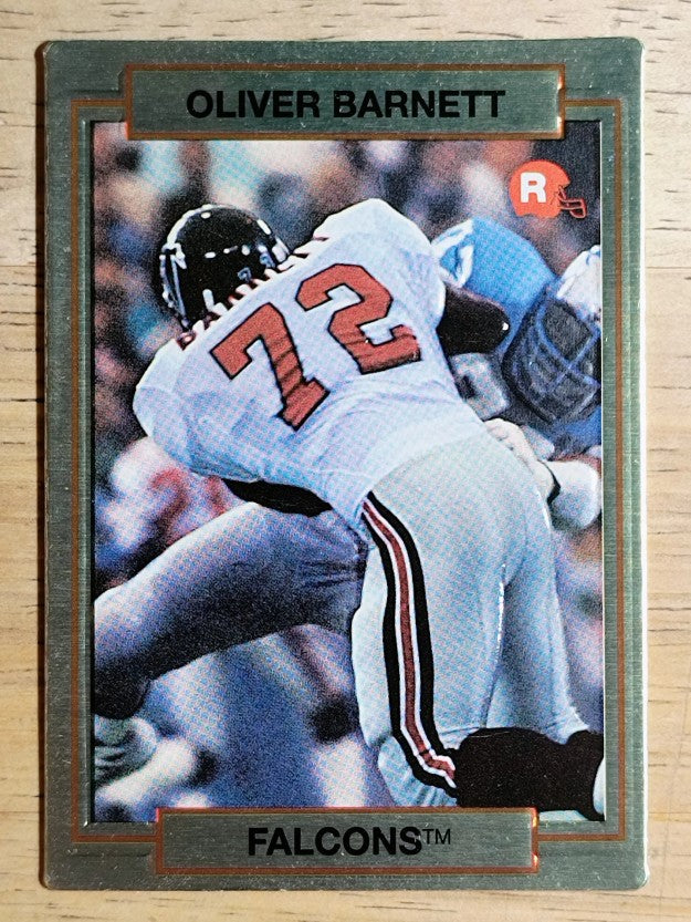 1990 Action Packed Rookie Update #61 Oliver Barnett RC