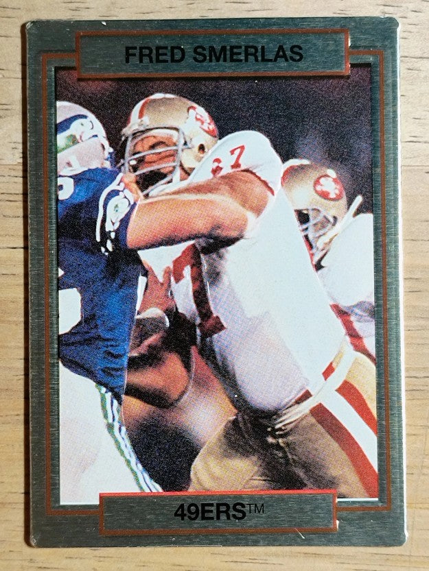 1990 Action Packed Rookie Update #69 Fred Smerlas