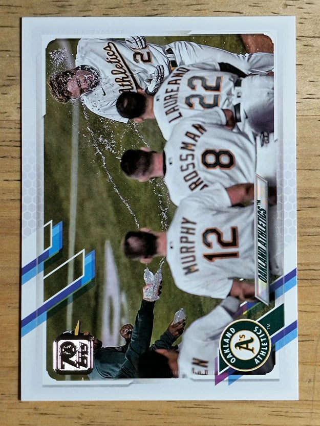 2021 Topps #392 Oakland Athletics TC